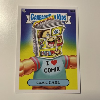 2022 Garbage Pail Kids Book Worms Comic Carl Card #63a