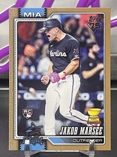 2026 Topps Series 1 Jakob Marsee Gold /2026 Marlins RC Rookie #37