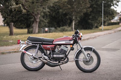 1973 YAMAHA RD350 rt Motorcycle 24x36 inch POSTER vintage