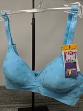 HANES SIZE SMALL COMFORT FLEXIBLE FIT WITH DOTS BRA STYLE DHHU08 VCS NWT FLAW