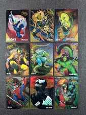 1995 Fleer Ultra Spider-Man - Golden Web - Complete Set of 9