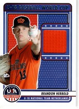Brandon Herbold Royals 2023 USA Baseball Stars and Stripes Netherland Materials