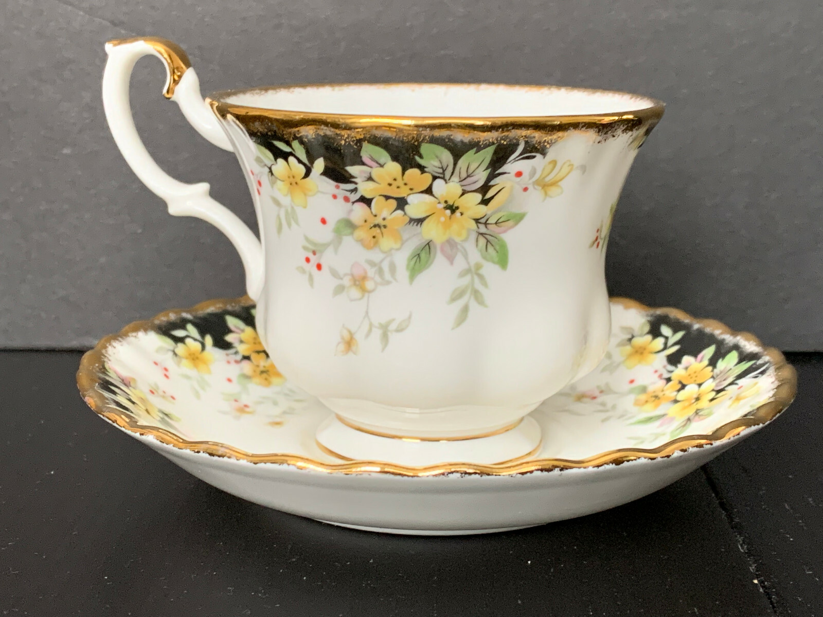 Vintage Royal Albert Royal Ascot Tea Cup And Saucer Set England eBay