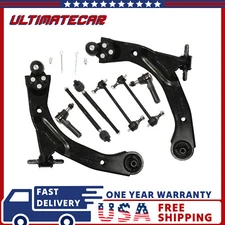 Front Lower Control Arms w/ Sway Bar Tie Rod For Chevy Cobalt HHR Pontiac G5