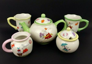 bunny rabbit tea set