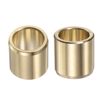 2pcs Sleeve Bearings Wrapped Oilless Bushings Brass Alloy 3/4''x1''x1''