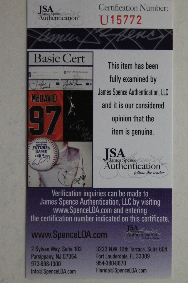 Robin Yount Milwauke Brewers 2x MVP ML POY HOF Autographed 8x10 Photo JSA 17F - Image 4 of 4