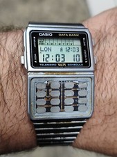 Casio DBC-610 Data Bank Calculator Watch Mod 676 Full Working Used