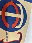 Rare 1970’s Vintage Minnesota Twins Baseball Mlb 12x30 Pennant Flag Red — photo 7