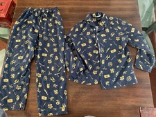 Pottery Barn Kids Harry Potter Pajama Set Top Bottom Size 10 Wizarding World
