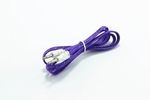 3.5mm AUX AUXILIARY Male to Male Braided Stereo Audio Cable for PC iPod MP3 CAR - Picture 8 of 11