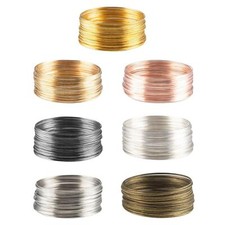 50 Loops Jewelry Wire Memory Wire for Jewelry Making Art DIY Memory Steel Wire