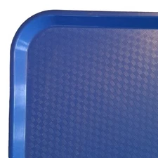 2 CAMBRO TRAYS BLUE💥Fast Food Cafeteria Lunchroom 1014FF USA NSF