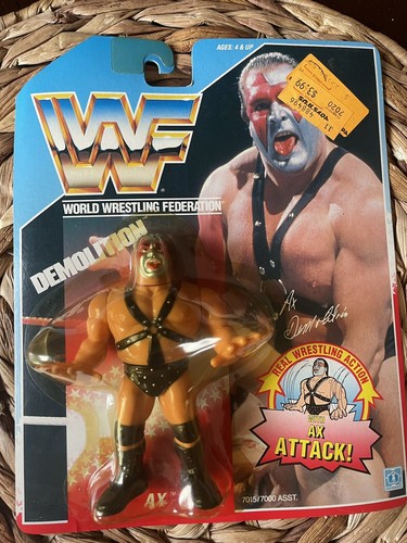 WWF Hasbro Ax MOC. RARE 1990 Official...