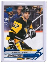 Anthony Angello 2020-21 Upper Deck Overtime Rookie Blue Card #42