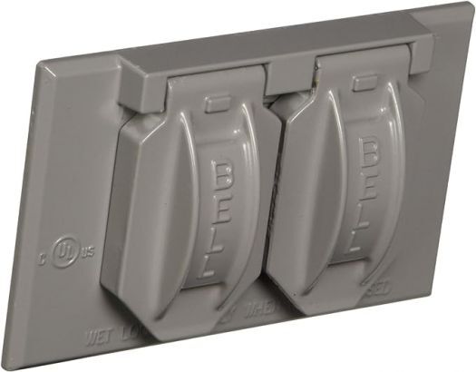 Bell Outdoor Weatherproof Duplex Flip Cover Model 5180-5