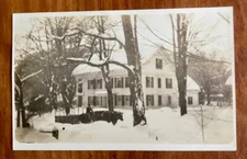 c1913 BUTTERFIELD HOUSE (NOW GRAFTON VT PUBLIC LIBRARY)  RPPC POSTCARD