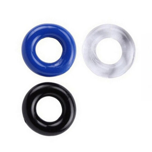 3Pcs/Set Silicone Cock/Penis Ring for Men Enhancer Prolong Sex Aid Tools - Picture 10 of 15