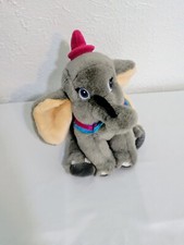 Disney Store Exclusive DUMBO the Elephant Vintage 11” Grey Pink Ears Soft Plush