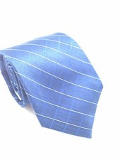  125 Calvin Klein Men S Skinny Blue White Neck Tie Casual Dress Necktie 60x3