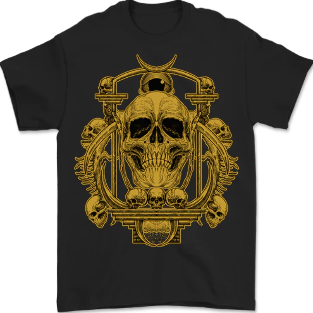 Skull of the Ages Mens T-Shirt 100% Cotton