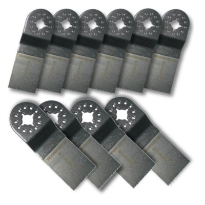 10, KENT 1-1/4'' Fast Quick Cut Blades For Soft Wood, Soft Metals and Plastics