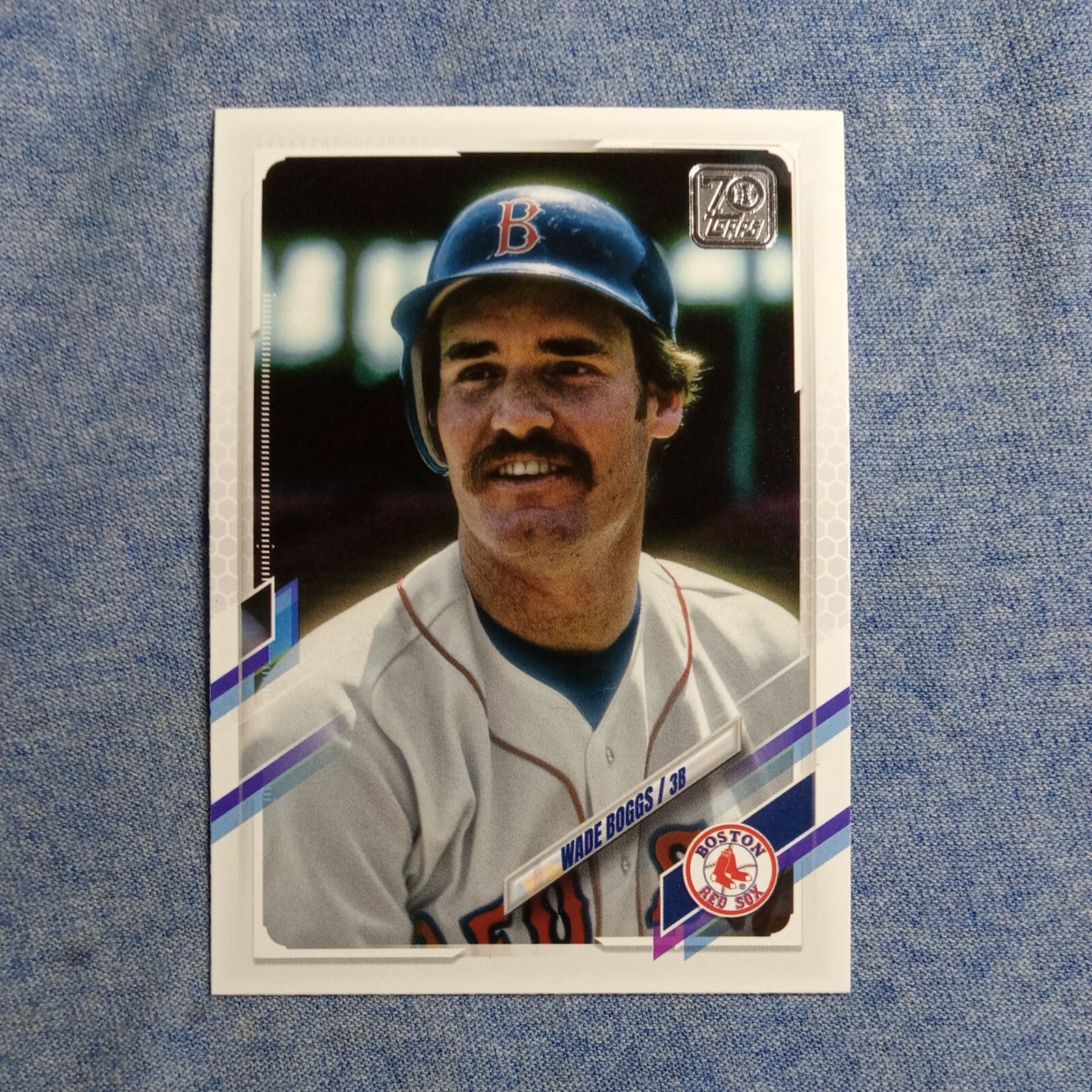 2021 Topps Series 2 Wade Boggs Photo Variation SP #468 Short Print RED SOX