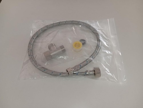 Non-Electric Toilet Bidet Connection Parts DIY Installation Kit Stainless Steel - Picture 4 of 5