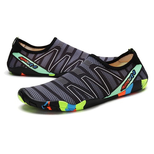 Schnell trocknende Wasserschuhe für Herren Barfuß Aquasocken Yoga Strand Schwimmen Pool Surfen - Bild 15 von 26