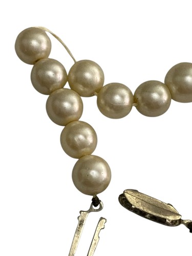 Vintage Pearls with tone clasp vintage broken string - Picture 3 of 9