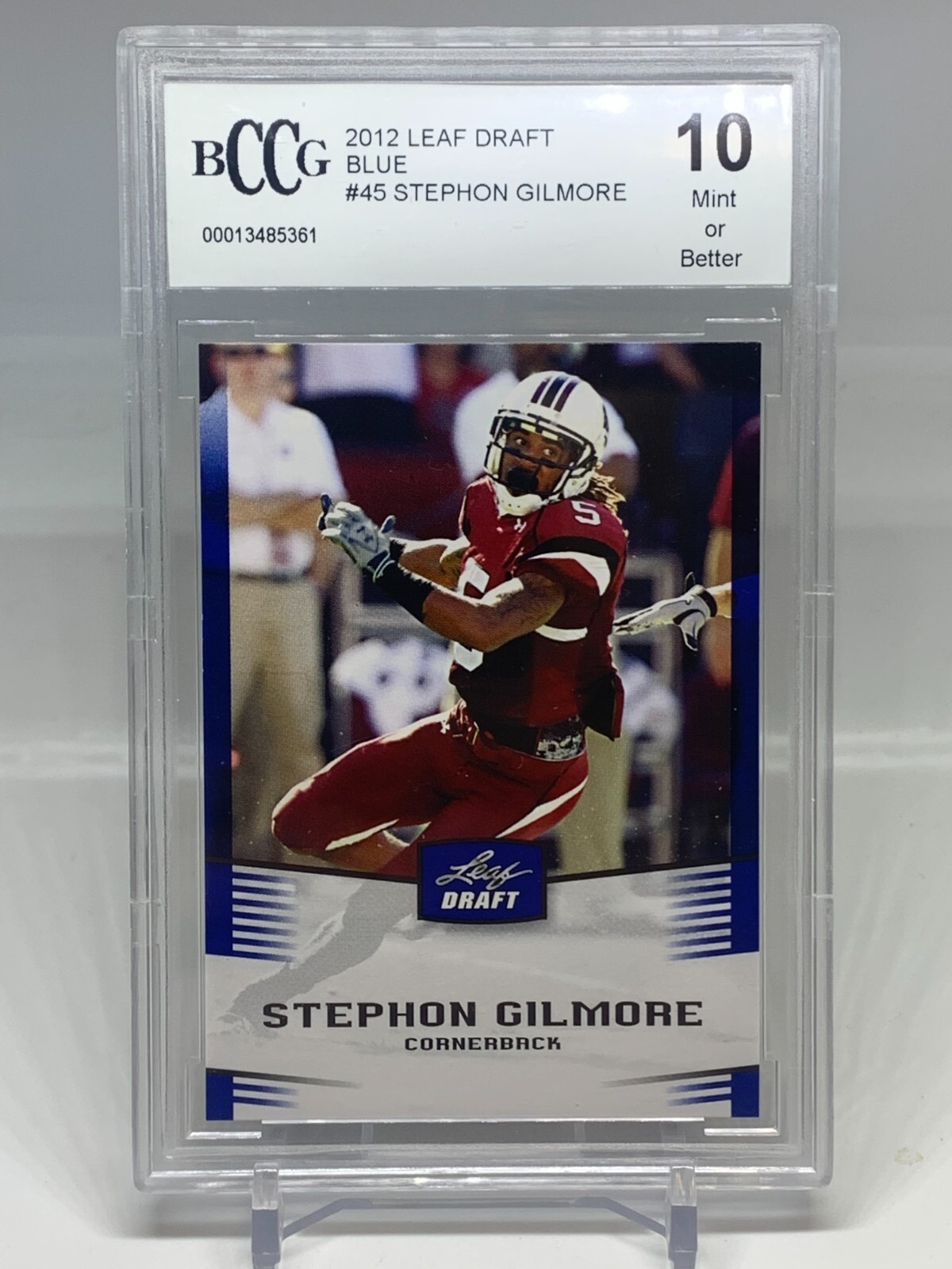Stephon Gilmore Leaf Draft #45 Blue Border