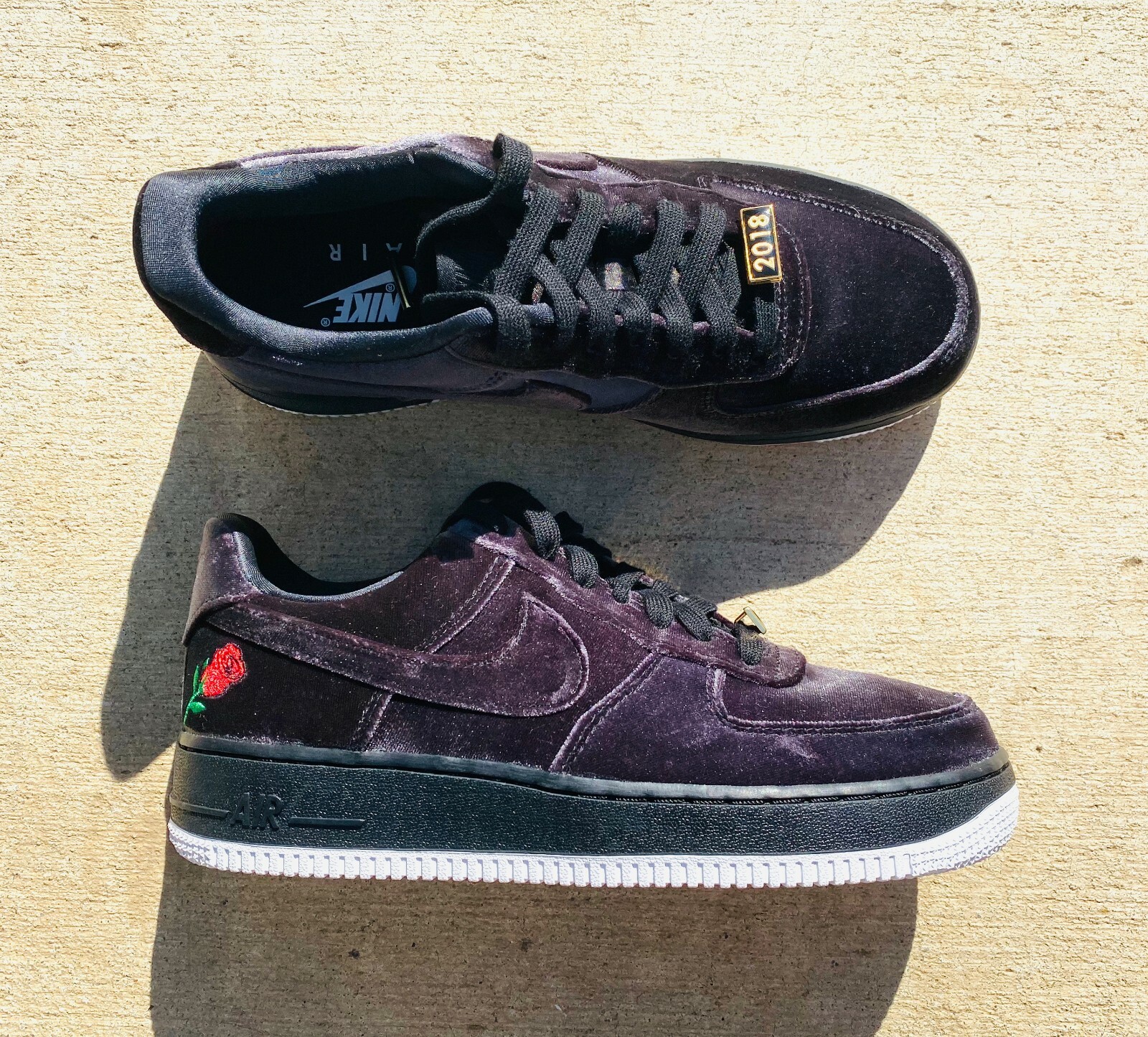 air force 1 07 qs velvet rose