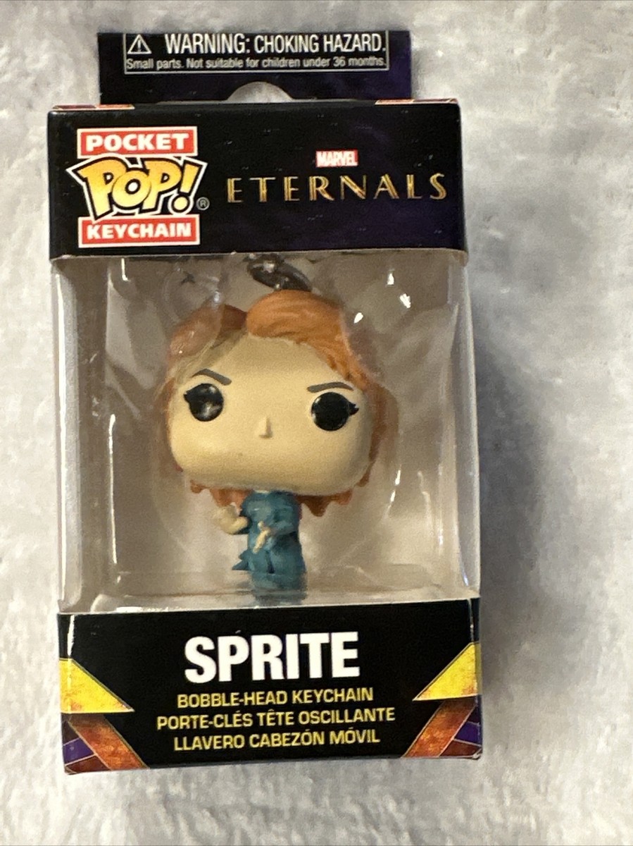 Sprite Funko Pop! Marvel: Eternals Keychain – National  Funko Pop Marvel: Eternals, Sprite bobble-head pocket keychain display picture 1