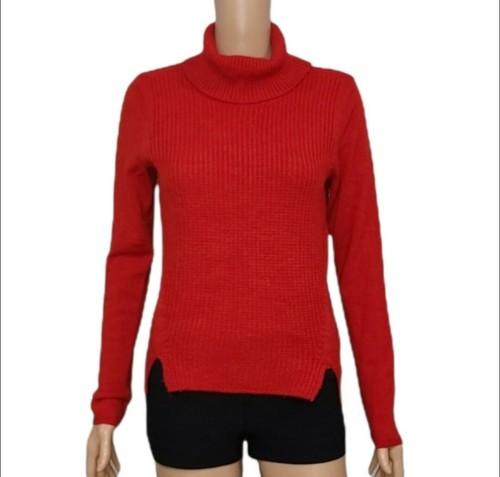 Tahari Women's Red Extra Fine Merino 