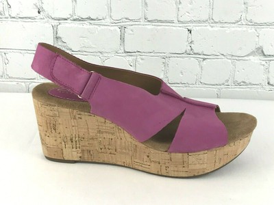 clarks women's caslynn lizzie wedge sandal