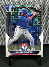 2023 Bowman Chrome Gleider Figuereo Mega Box Mojo Refractor 1st Rangers #BCP-59