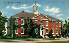 Fort Devens, Mass, Tichnor Bros., Inc., Boston, U. S. A Postcard
