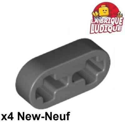 Lego Technic 4x Liftarm 1x2 Dünn 2 Achse Dünn Dunkelgrau/Dark Bluish Gray 41677