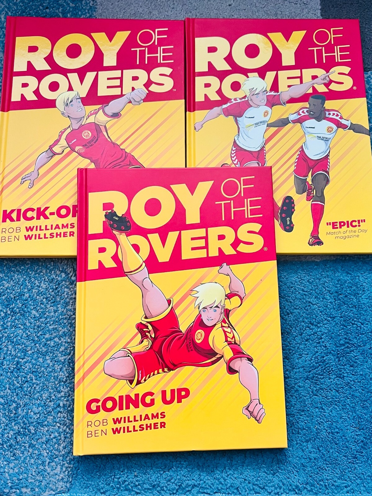 ROY OF THE ROVERS - SET OF 3 HARDCOVER GRAPHIC NOVELS