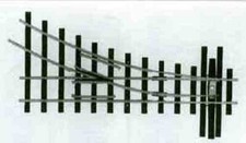 Shinohara C60 H0N2,5 (H0E/009) Spur - 200mm Radius Rechtsweiche SDG763A