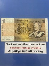 1982 Australia $1 One Dollar Banknote Johnston Stone DLS189128