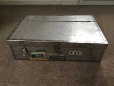 Vintage BOAC Metal Air Cargo Crate Box