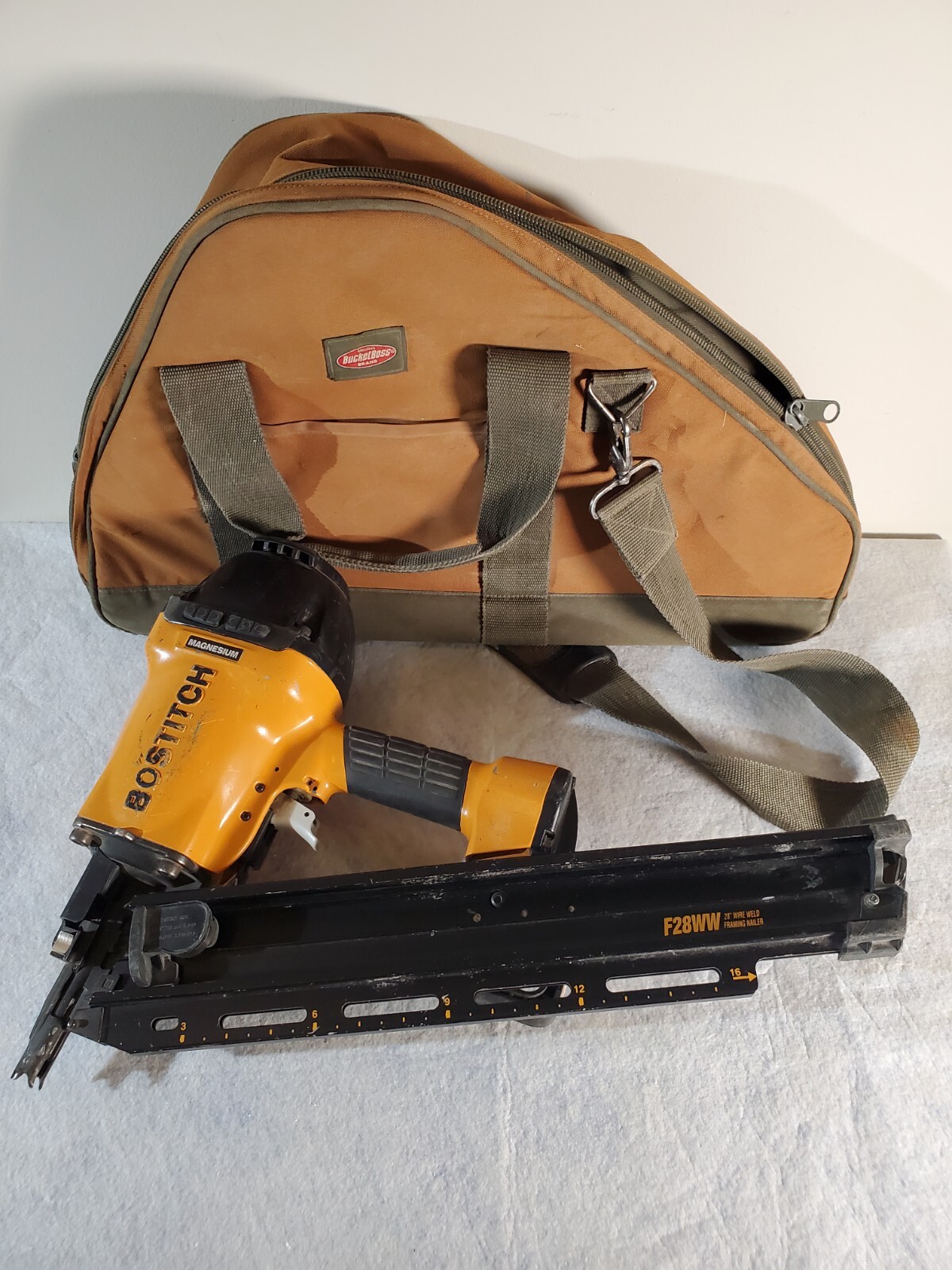 BOSTITCH F28WW Air Angled Framing Nailer Yellow 77914041214 eBay