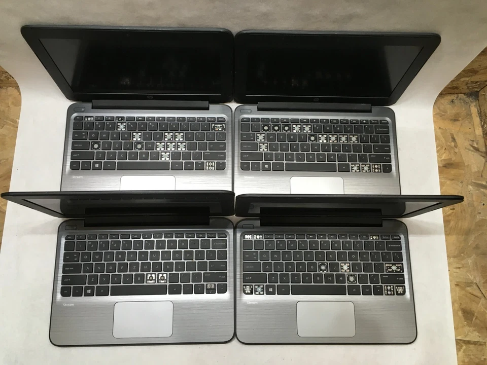 Lot of 8 HP Stream 11 Pro G2 Celeron Windows 10 2 GB Ram 32 GB SSD Issues- FT - Image 2 of 4