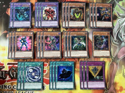 Deck Vision Hero YuGiOh 30 Cards BLHR - Picture 1 of 3
