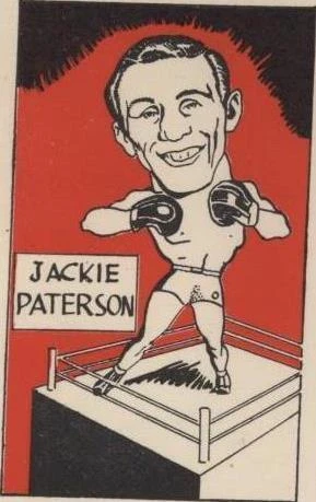 1947 D. Cummings & Son Famous Fighters Swop Cards - Jack Paterson #18