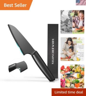 Lightweight Nylon Knife Set for Kids - Safe, Nonstick Pan Friendly Cutting