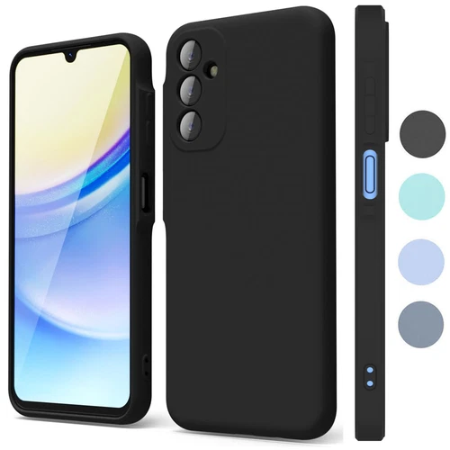 For Samsung Galaxy A15 5G Case Liquid Silicone Soft Rubber Covercase + protector - Imagen 2 de 28