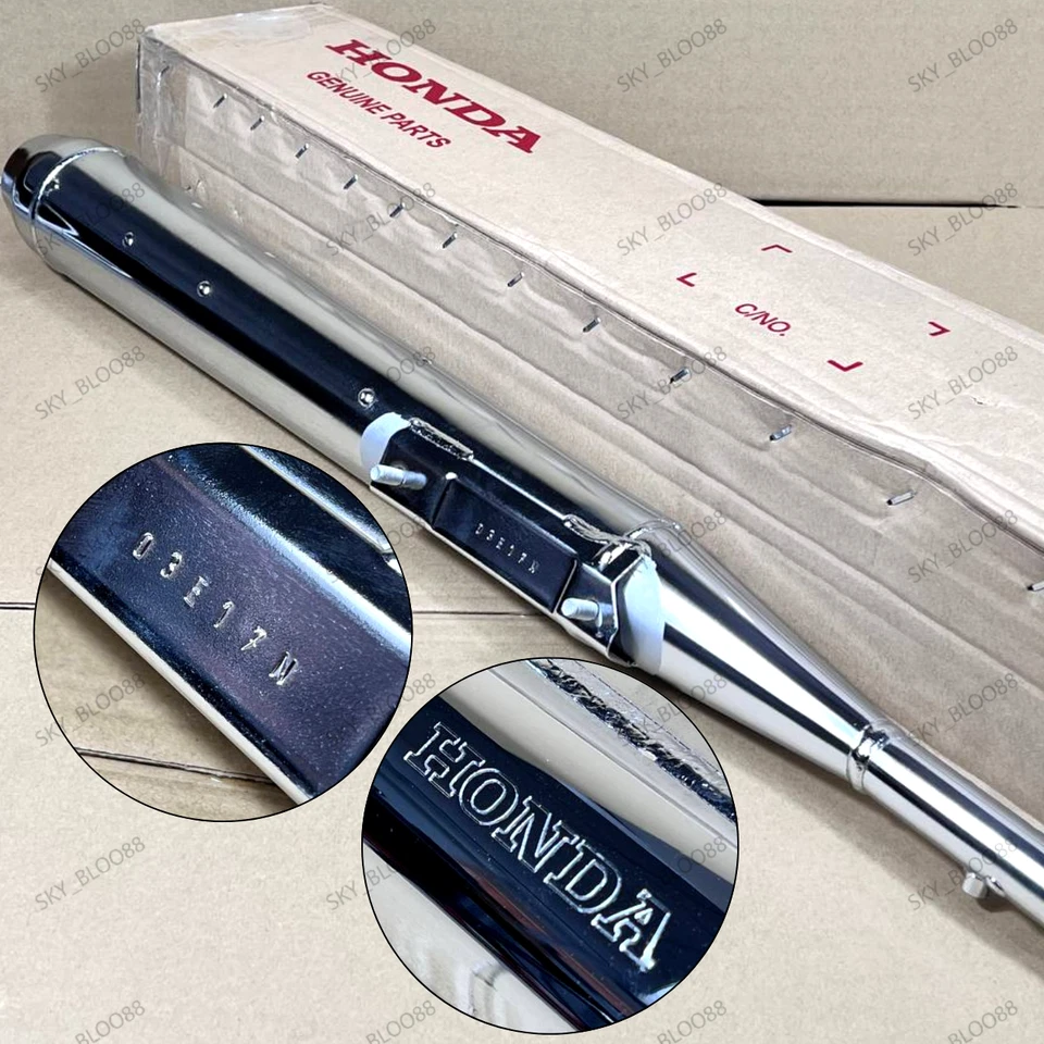 Silenciador de escape original HONDA PARA HONDA C70 C50ZZ CUB C70 C90 motocicleta Honda Foto 2 de 4
