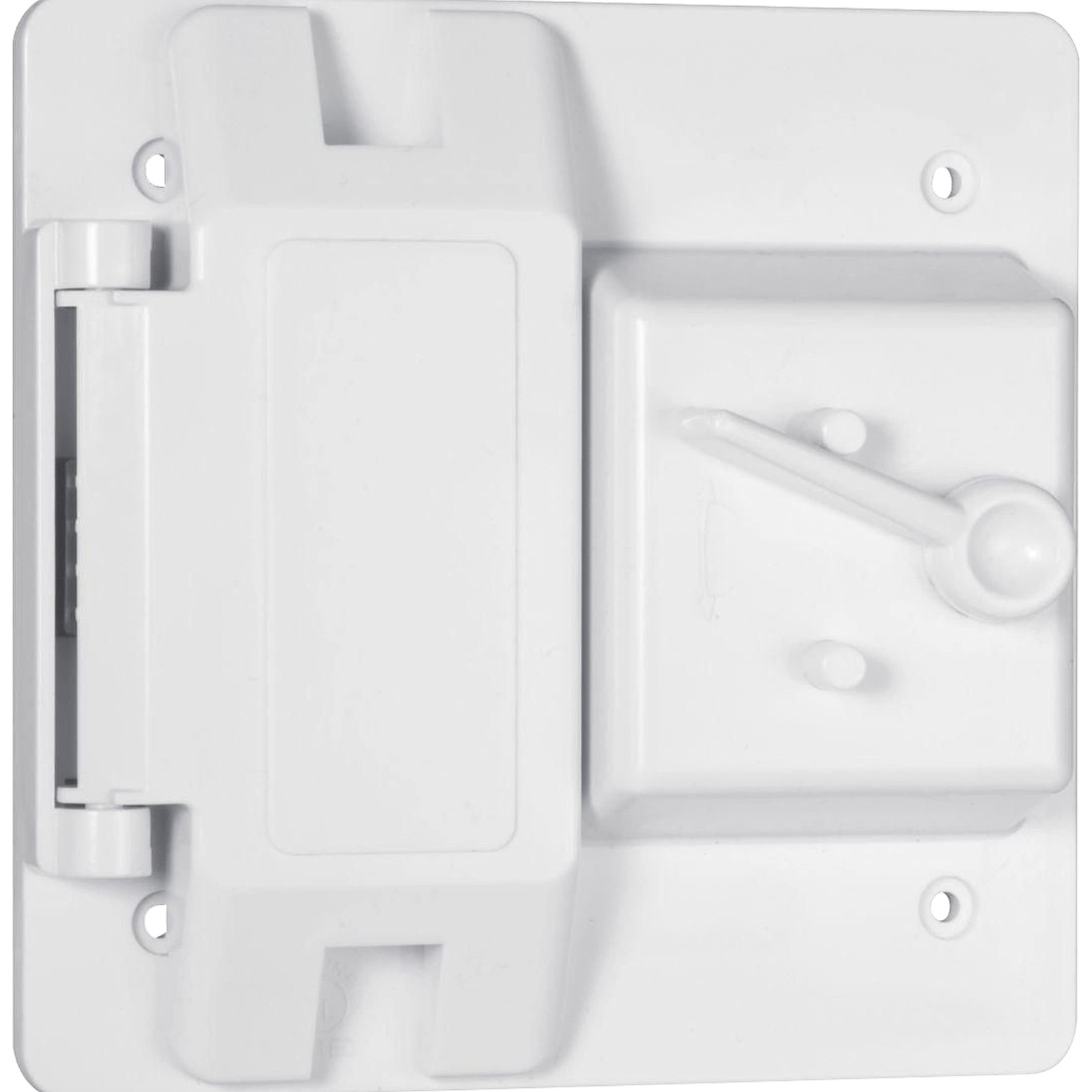 Hubbell Raco 2-Gang Weatherproof Cover Plastic Toggle GFCI W